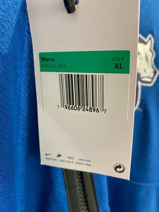 NWT Nike Mercy College/University Mavericks Long Sleeve Pullover (SZ: XL) - Picture 2 of 3